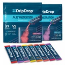 DripDrop Hüdratsioon - Elektrolüüt Powder Packs - Arbuus, Berry, Sidrun, Orange, Puuvilja Punch, Viinamarjade, Maasika Lemonaadi, Kirsi - 64 Count
