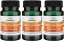 Swanson beeta- karoteen ( A-vitamiin) Naha silma immuunsüsteem Tervis Antioksüdant Toetus 10000 Iu (3000 mcg) 100 Sgelit (3 Pack)