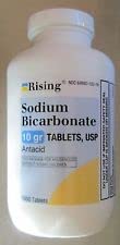Rising Health Sodium Bicarbonate Antacid Tablets, 650 mg, 1000 Count – Oral Antacid Tablets