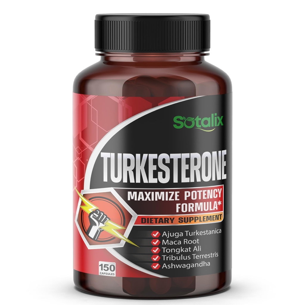 Ultra Turkesteroon Ajuga Turkestanica Standarditud 20% Turkesteroon Kõrge potentsi Maca Juur Tribulus Terrestris - Lihaskasvu Energiamälu Toetus
