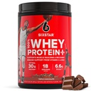 Six Star Whey Protein Powder Plus - lihaste hoone ja taastamise valem vadaku isolaatpulber, BCAAs, 30g valk, immuuntoetus - post-workout täiendus - kolmekordne šokolaad, 1,8 naela