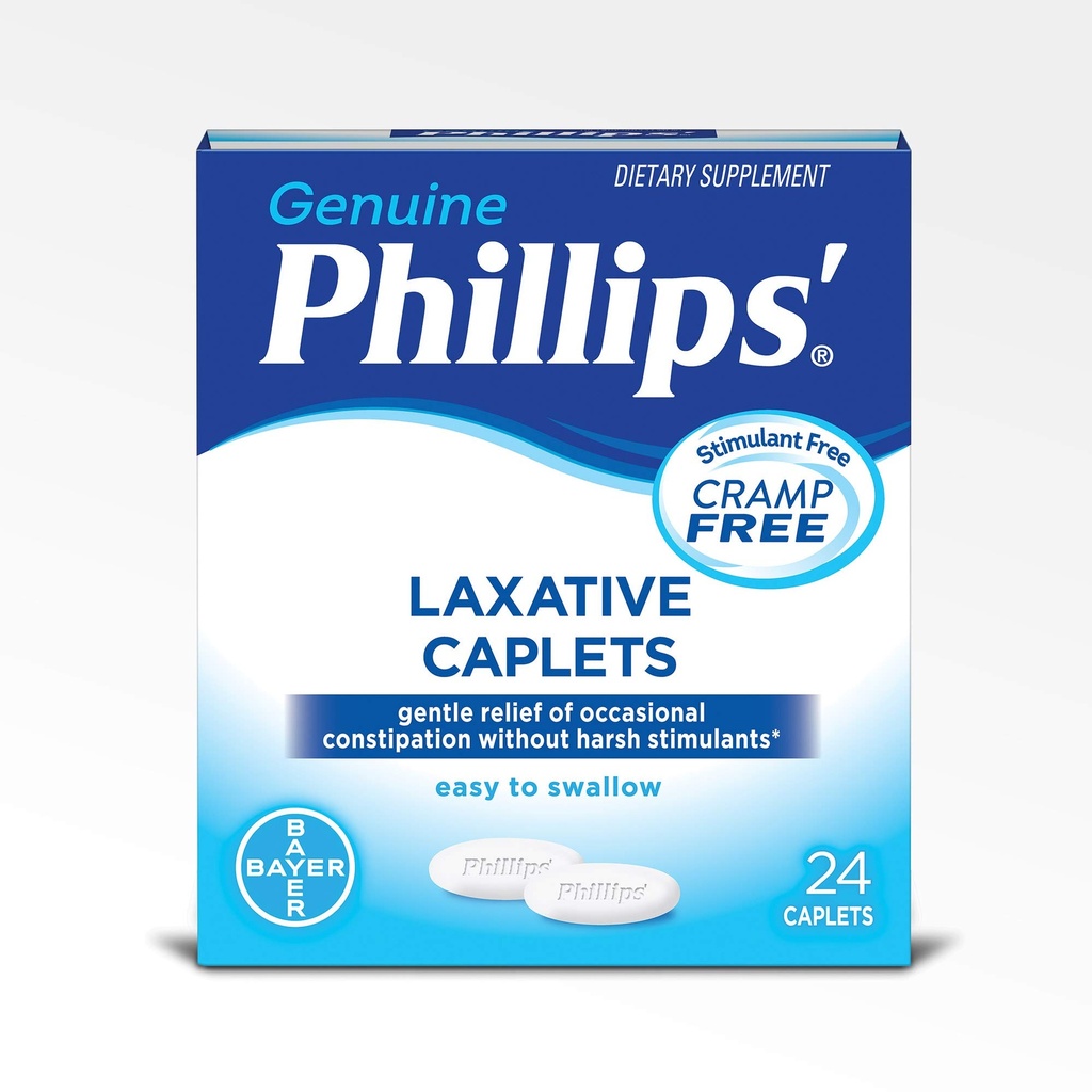 Phillipsi lahtistav Caplets, 24 Caplets (pakk 4)
