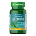 Puritan's Pride Saw Palmetto ekstrakt 160mg, traditsiooniline taimsete toidulisand meeste eesnäärme ja kuseteede tervise toetamiseks, 60 kiirvabastuskapslit