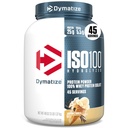 Dümatiseerida ISO100 vadakuvalgu isolaat, Vanilla, 25 g valku, 3 naela, 5,5 g BCAA-d, vähem kui 120 Cal., Gluteenivaba, 1g Rasv, 1g Suhkur, 2g Carb (45 Servings)