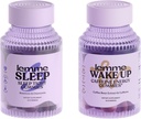 Lemme Sleep and Wake Up Bundle - Sleep Gummies Parema Öö Puhke ja Ärka Kofeiini Gummies Energia - Gluteenivaba, Mitte-GMO, 60 Loe igaüks