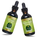 Go Toitained Vedel D3-vitamiin K2-ga (MK-7) tilgad ja eesnäärme serva eesnäärme lisand Pygeumiga meestele ja Saw Palmetto ekstrakt D3-vitamiini ja K2-vedelik vitamiinitilgad See aitab kaasa emotsionaalsele seisundile