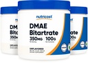 Puhas DMAE-Bitartrate pulber 100G (3 pudelit)