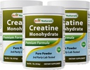 Best Naturals Creatine Monohydrate 1 Lb Pure Powder (1 LB (Pack of 3))