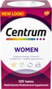 Centrum multivitamiini naistele, multivitamiini / multimineraalne toidulisand raua, D3-vitamiini, B-vitamiinide ja antioksüdantsete vitamiinide C ja E, gluteenivaba, mitte-GMO koostisosad - 120 loend