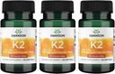 Swansoni vitamiin K2 (Menakinoon-7) - südame-veresoonkonna ja luude tervist toetav vitamiinilisand - valmistatud Jaapani Nattost, et aidata reguleerida kaltsiumi - (30 softgelit, 100 mg iga) (3 pakendit)