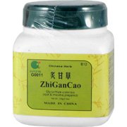 Zhi Gan Cao - Chinese Licorice root & rhizome, Zhi prepared, 100 grams,(E-Fong)