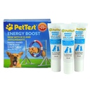 PetTest Energy Boost Glucose SOS 3x10ml Tubes for Pets, Instantly Increases Low Blood Sugar with B12 and Antioxidants, Fast Acting, Meat Flavoured, Rapid Recovery for Active or Diabetic Dogs & Cats