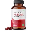 Tulevikubiootikumid Antarktika krillõli 2000mg koos astaksantiini, Omega-3s EPA, DHA ja fosfolipiididega - 100% puhas Premium Krill Oil Raske metall Testitud, Non GMO - 120 Softgels