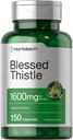 Horbaach õnnistatud ohakapslid 1600 mg | 150 Count | Max Potency | Non-GMO, Gluteenivaba maitsetaime täiendus