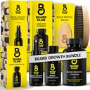 Beard Club Premium Beard Growth Kit - Kasvuõli, vitamiinid, Vitamiin Spray & Boar Bristle Brush - Kingikomplekt