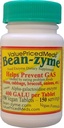Bean-Zyme Gas Relief täiskasvanutele Extra Tugevus (150 ct) on 400 GAUL tableti Alpha Galactosidase, Vegan, Kulud Vähem, Seedeensüümi Toidulisandi Looduslik toiduensüüm