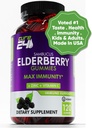 Elderberry Gummis C-vitamiini ja tsink 120 Count