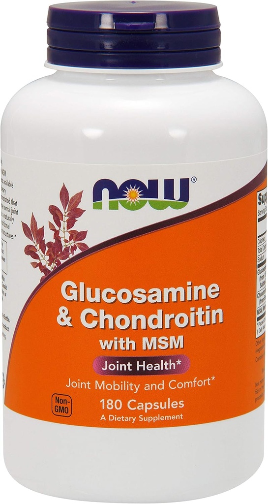 Glucosamine & Chondroitin with MSM - 180 Veg Capsules