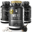 Testosterooni Booster Supplement meestele | Boor täiendus meestele Tribulus terrestris, Black Maca, Horny Kitse Weed, L-arginiin | Stamina, vastupidavus, lihaste kasv ja tugevus | 80 Servings