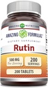 Amazing Formulas Rutin 500mg 200 Tablets Supplement | Non-GMO | Gluteenivaba | Made in USA