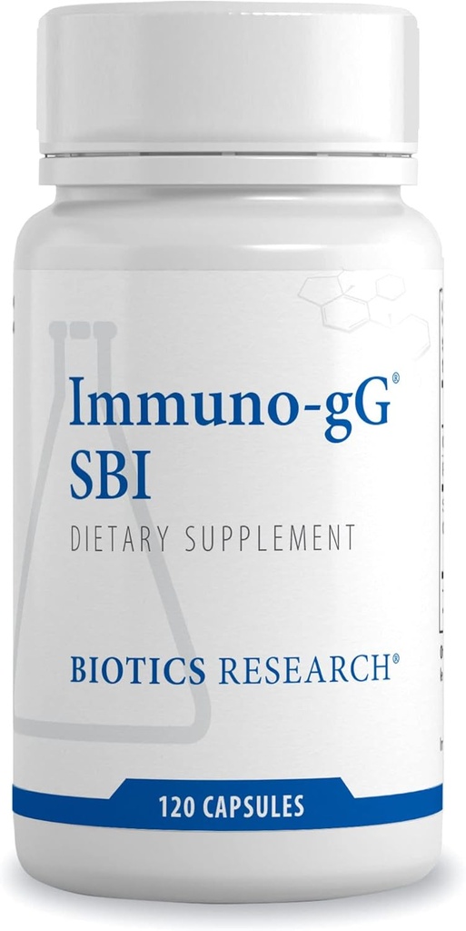 Biotics Research Ultimate Immuno-gG® SBI, Täielik soolestiku tervise ja immuunsuse tugi, piimavaba, immunoglobuliini kontsentraat immuunsuse ja tõhustatud seedetrakti toetuseks, soolestikusõbralik, allergeenivaba.
