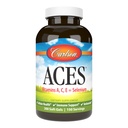 Carlson - ACES, vitamiinid A, C, E + Selenium, Cellular Health & Immune Support, Antioksüdant, 300 Softgels