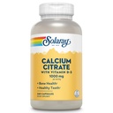 Solaray Calcium Citrate w/Vitamiin D3 1000mg, Tervislikud Luud & Hambad, Süda, Lihased & Närvitugi, 60 Serv, 240 VegCaps