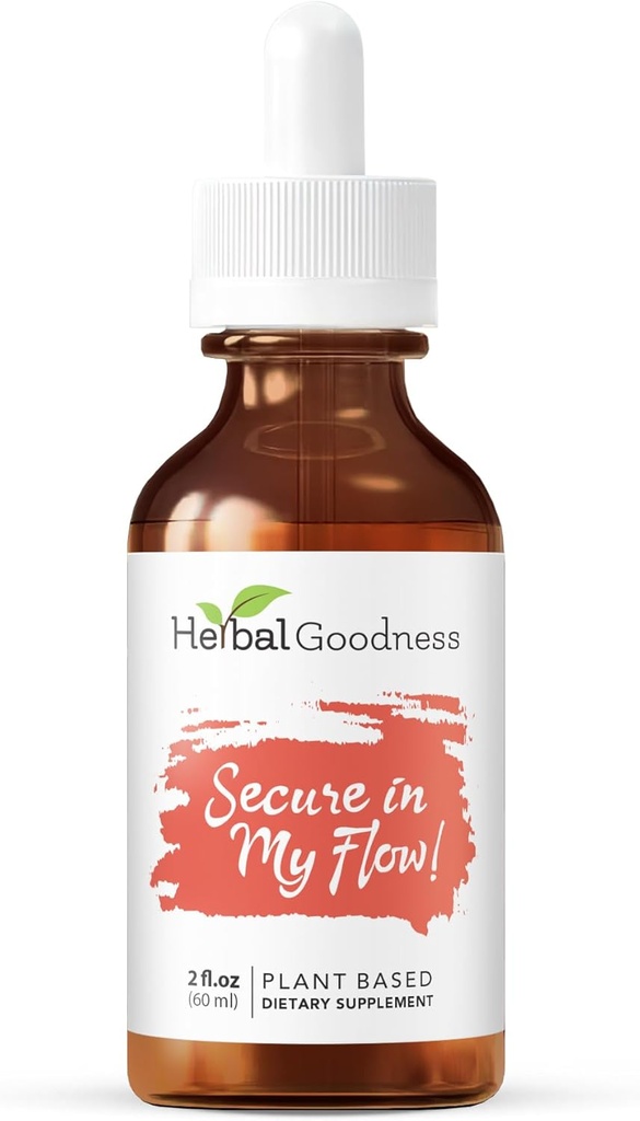 Taimne heaolu turvaline minu voolus | Menstruaaltoe lisandid | Aeglane voog Menstruaaltoe lisandid, meeleolutoetus, hormoonide tervis, AIDSi leevendamine, ainevahetustoetus 2oz