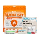 RHINO RESCUE Burn Kit, 4pcs Burn Dressings 4x4, 8pcs Burn Gel Packets 3.5g, 4pcs Burn Pads, First Aid Kit Cooling rahustav Cream Relief Bandage, Nitrile kindad, käärid, lint, HSA / FSA abikõlblikud
