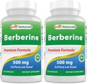 Parimad looduslikud berberiin 500mg 120 kapslit - toetab immuunfunktsiooni, südame-veresoonkonna ja seedetrakti funktsiooni (120 loendit (2. pakk))