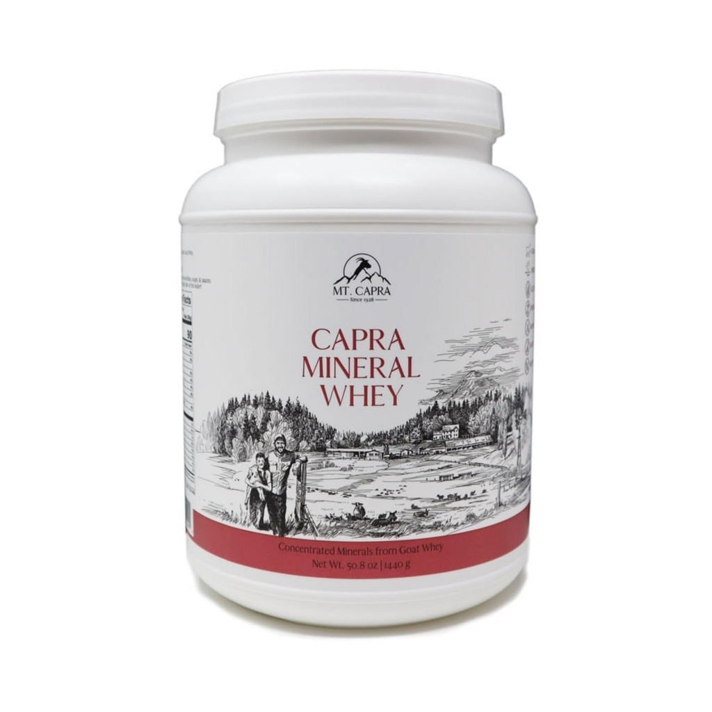 Mt. Capra Mineral Whey | Kogu toit, Bio-Available Mineral / Elektrolüütide Pulber Täiendus Kitsepiimavadakust, Rikas Kaaliumis, Alkalizing | 56 Servings - 50,8 oz