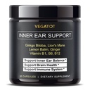 VEGATOT Vertigo Supplement * USA Valmistatud ja testitud * Sisekõrva täiendus koos Ginkgo Biloba Lõvi Mane Sidrun Balm Ginger VIT B1, B6, B12- peapööritus Spinning Sisekõrva tasakaal