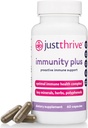 Just Thrive Immunity Plus - Vegan Soolestiku Tervise Ja Immuunsüsteemi Täiendus Lastele Ja Täiskasvanutele, 60 Kapslit