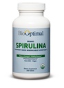 BioOptimal Organic Spirulina tabletid - orgaanilised, mitte-GMO, ei lisaaineid ega täiteaineid - 500mg Premium kvaliteediga toidulisand koos vitamiinide, mineraalide ja antioksüdantidega (240 tabletti)