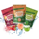 FocusFuel Energy Chews - Trial Size Variety Sample Pack (9 Servings) - 100mg Caffeine + Alpha GPC + L-Theanine + B12, Magneesium - virsik, roheline õun, maasika Lemonade Maitseained - No Crash või Jitters