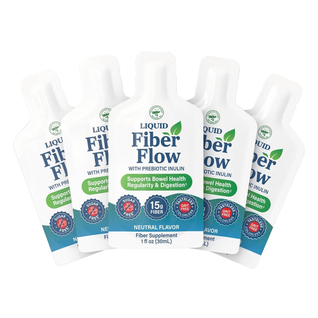 Vedel kiud lastele - Laste kiudaine täiendus, suhkruvaba prebiootiline inuliini kiud, kiudainete joogisegu, looduslik soolestiku korrapärane jook tervisliku soolestiku tasakaalu jaoks, toitumiskavad, 25 paketti