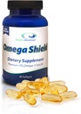 Arsti eelis Omega Shield Supplement - 60 Softgels, 30-päevane pakkumine - Premium elavhõbedavaba triglütseriid Omega 3 kalaõli optimaalse südame ja silmade tervise jaoks