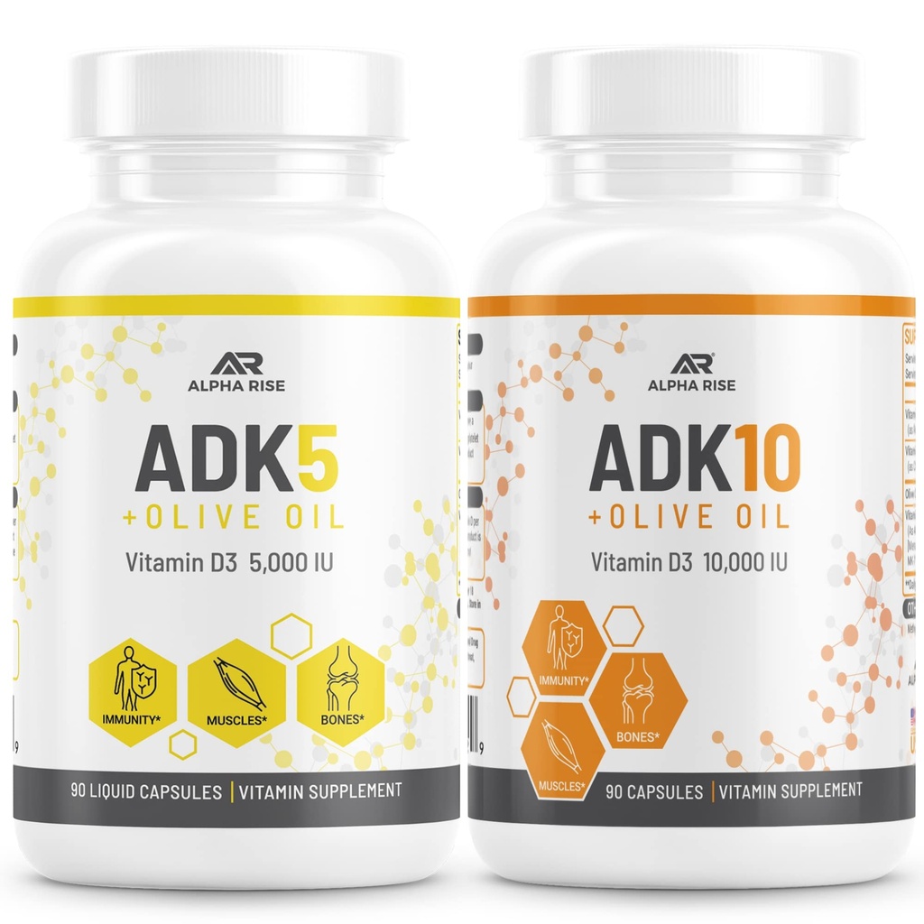 ADK 5 vitamiinilisandit + ADK 10 vitamiinilisandit