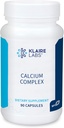 Klaire Labs Calcium Complex - sertifitseeritud BSE-vaba kaltsium mikrokristalne hüdroksüpatiit & tsitraat fosforiga (90 kapslit)