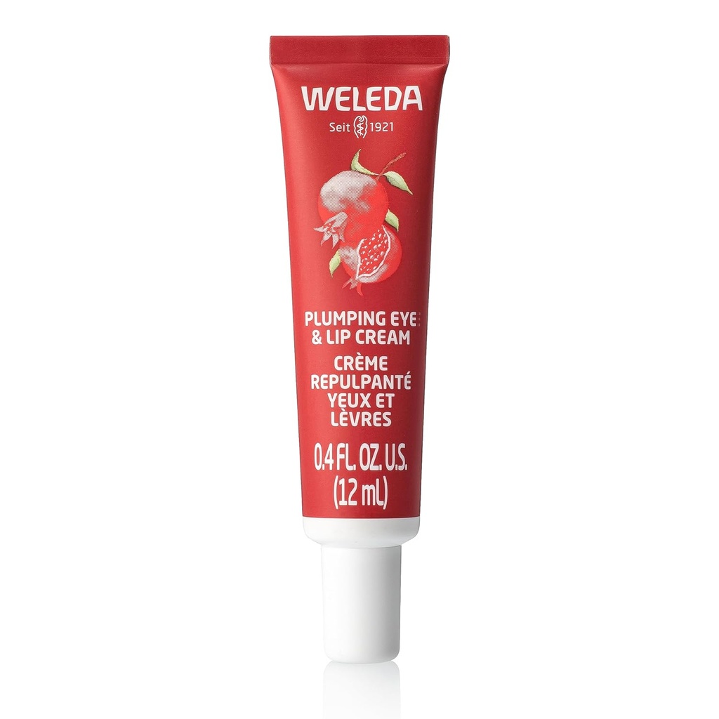 Weleda Plumping Eye & Lip Cream Peptides alates Maca Juur ja granaatõuna