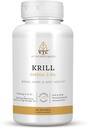 VTC VitaTradingCo. Krill Omega-3 Oil Supplement | 100mg Pure Antarctic Neptune Krill Oil (NKO) | EPA & DHA Astaxanthin | Brain, Heart, Joint & Eye Support | 60 Softgels