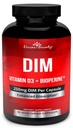 DIM-i täiendus 250 mg D3-vitamiiniga Plus bioperiin - diindolüülmetaani menopaus ja östrogeeni tugi, hormoonide tasakaalu toetus naistele ja meestele - 90 taimetoitlast kapslit