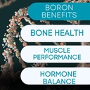 Boor Mineral Supplement - 30mg | 60 Count | Trace Minerals keha vajab säilitada optimaalse tervise ja heaolu.