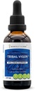 Hõimuline Vigor Alkoholivaba, Glycerite Eleuthero Siberi ženšenn, Catuaba, Barrenwort - Horny Goat Weed, Muira Puama, Saw Palmetto, Tribulus. Tinktuur, taimeekstrakt Wellness Support (2 FL OZ)