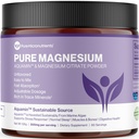 Puhas magneesiumtsitraadi pulber, et toetada une, lihaste ja luude tervist, energiat, südant ja seedimist. Maitsestamata magneesiumipulbri joogisegu, vegan, 60 serveerimist