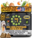 Googipet Premium 10 in 1 Dog Vitamiinid Multivitamiini närimistable probiootikumid soolestiku tervisele, Koera Vitamiinid ja toidulisandid w / Vitamiin C & Glükosamiin ühiseks toetuseks (kana ja köögiviljamaitse)