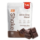 310 Toitumine All-In-One Meal Asendamine Shake Pulber - Taimne Valk Smoothie Blend w/High Fiber, Probiootikumid & Adaptogens - Low Carb, Vegan, Keto & Paleo Friendly - Chocolate Bliss - 14 Srv