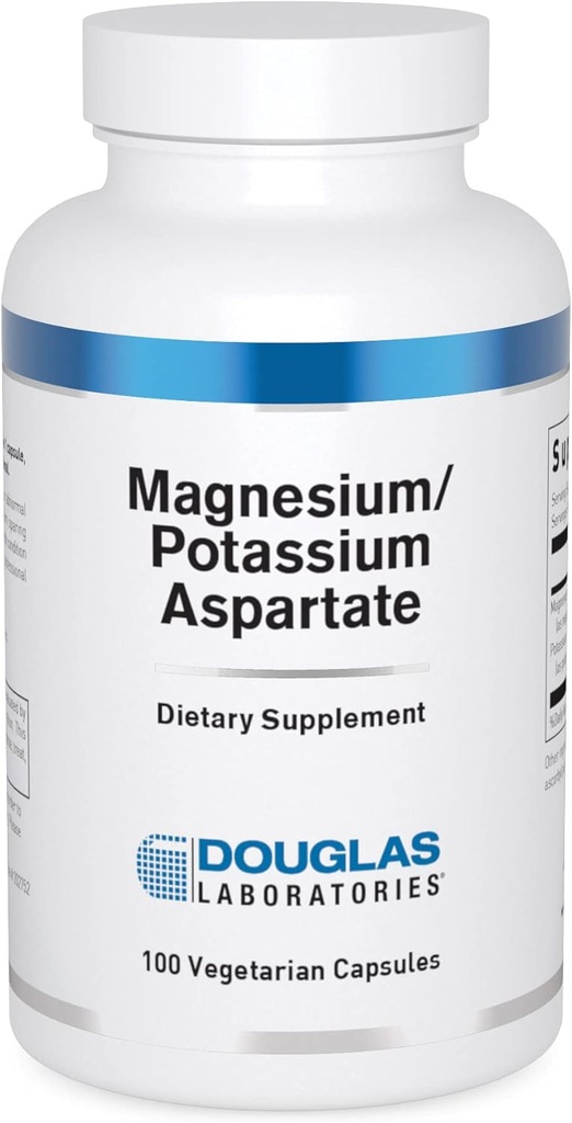 Douglas Laboratories Magneesium/ Kaalium Aspartaat | Toetab südame-veresoonkonna tervist ja skeletilihaste kontraktiilsust | 100 kapslit