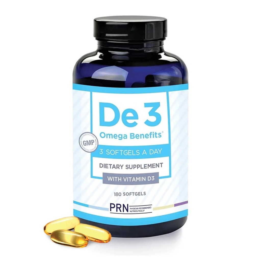 PRN De3 Dry Eye Ultra Pure rTG Omega 3 - Toetus kuivadele silmadele - 2240mg EPA & DHA - uus ja täiustatud-Burpless-1 serveerimine, 2-kuuline pakkumine