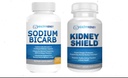 Neerukilp Omega-3 kalaõli ja naatrium Bikarb 2 Pack Bundle Support Normaalne neerufunktsioon & happetase